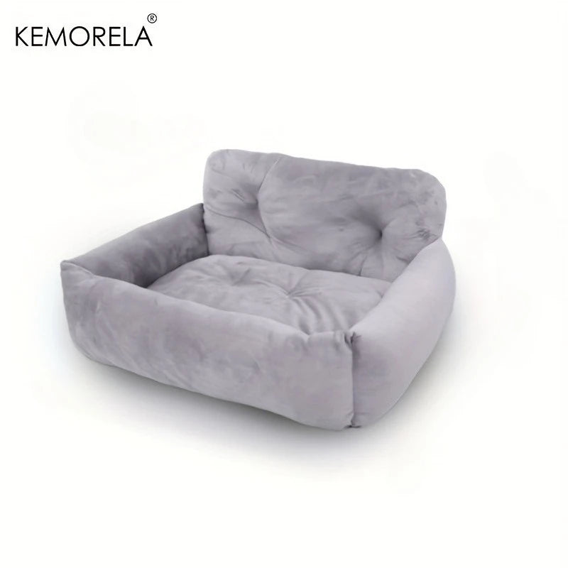 KEMORELA Car Seat Pet Carrier for Cats & Small Dogs – Gray Pet Car Seat Carrier Axl Gray S