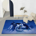 Eco-Friendly Flannel Floor Mat – Non-Slip Soft Indoor Rug Indoor Floor Rug Axl White2 80x120cm