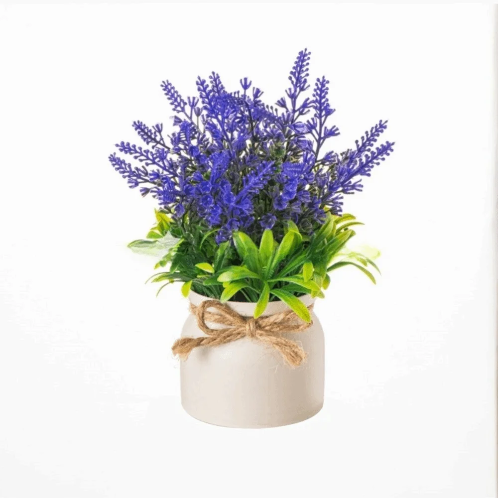 Mini Artificial Potted Flower Bonsai | Fake Plant Table Decor Artificial Potted Plant Axl A
