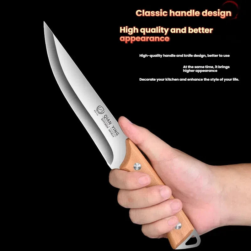 High Manganese Steel Boning Knife – Sharp 14.8cm Butcher Blade Boning Knife Axl