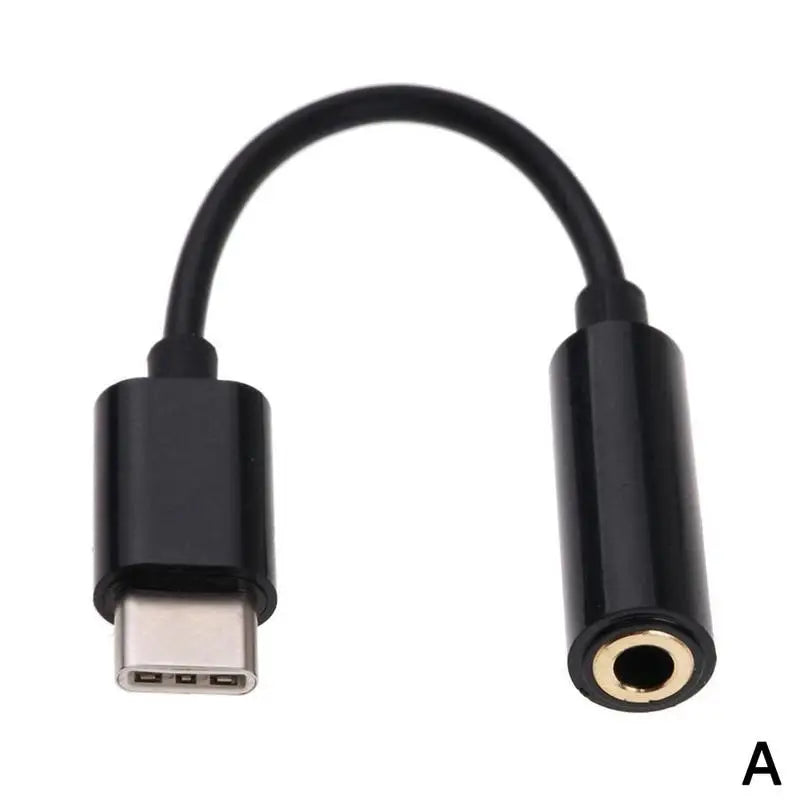 USB-C to 3.5mm Headphone Adapter – HiFi Audio Splitter Headphone Adapter Axl black CN