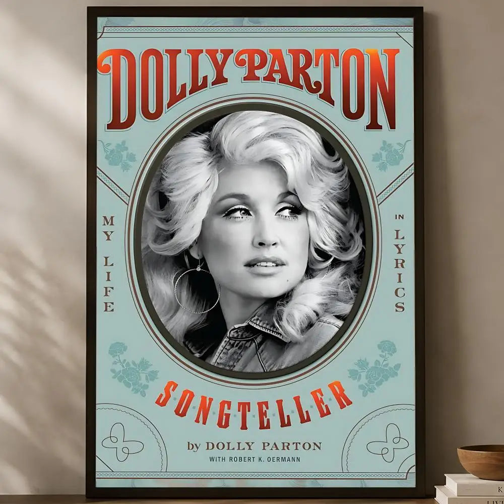 Dolly Parton HD Self-Stick Wall Art Poster – Waterproof Decor Wall Art Poster Axl White10 50X70cmNoframe
