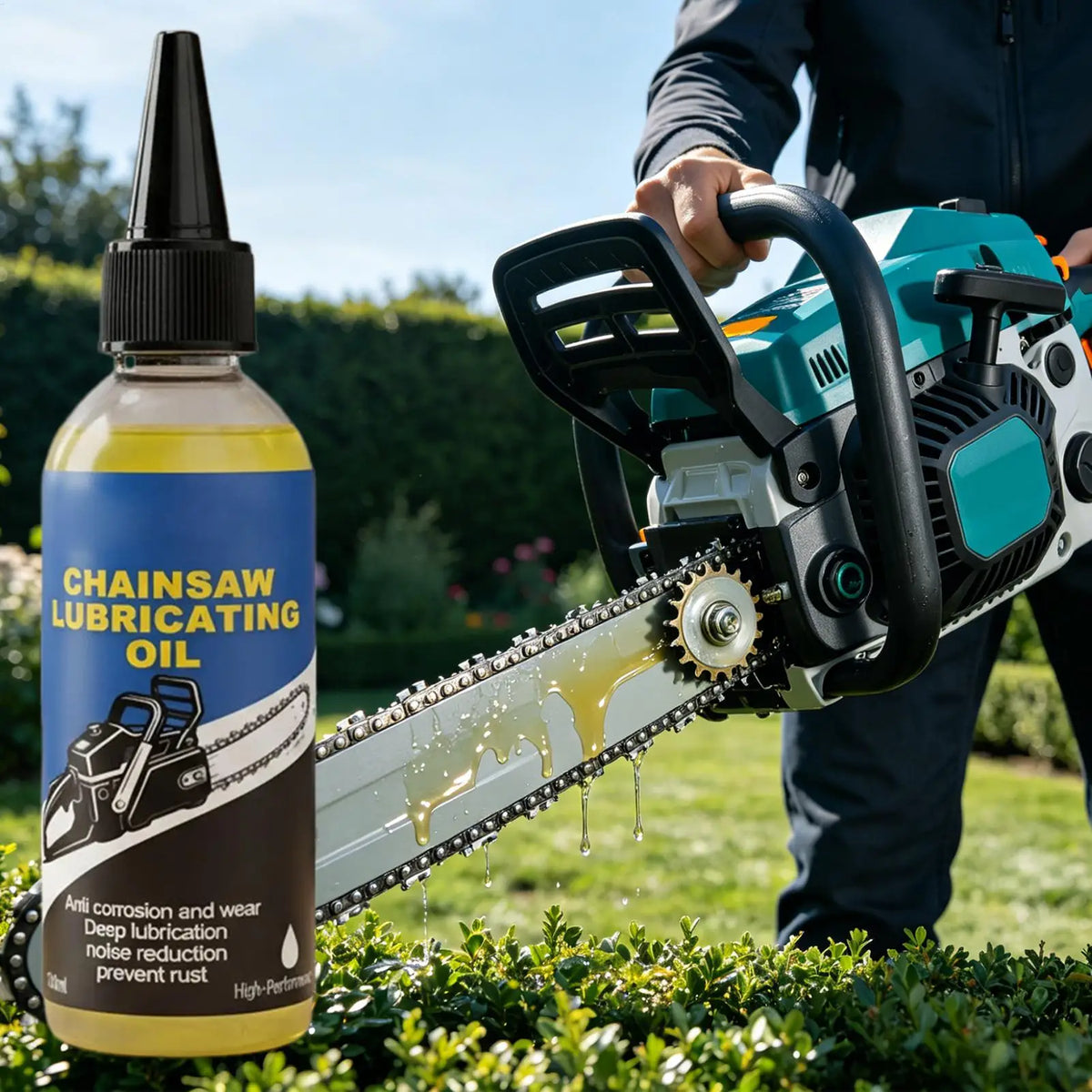 Chainsaw & Chain Lube Oil – Anti-Rust Lubricant 100ml Chain Lubricant Oil Axl