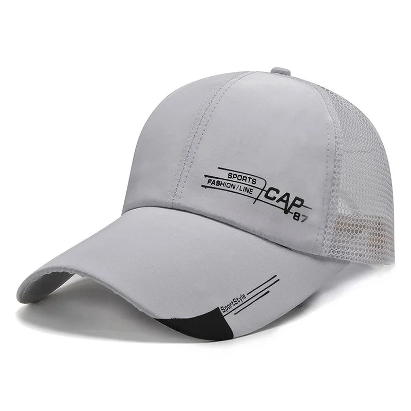 Men's Wide Brim Baseball Cap – UV Outdoor Sun Hat Baseball Cap Axl