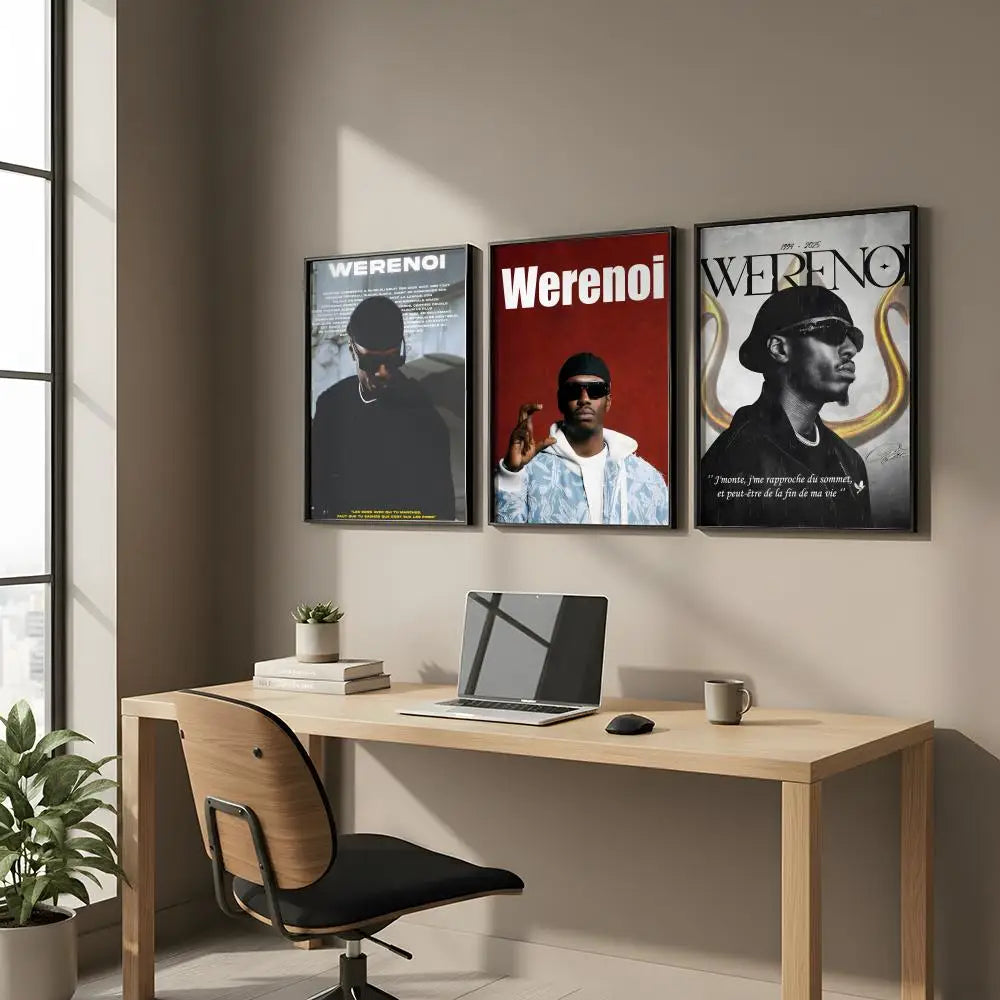 Werenoi HD Art Poster – Waterproof Self-Adhesive Wall Sticker Art Wall Poster Axl