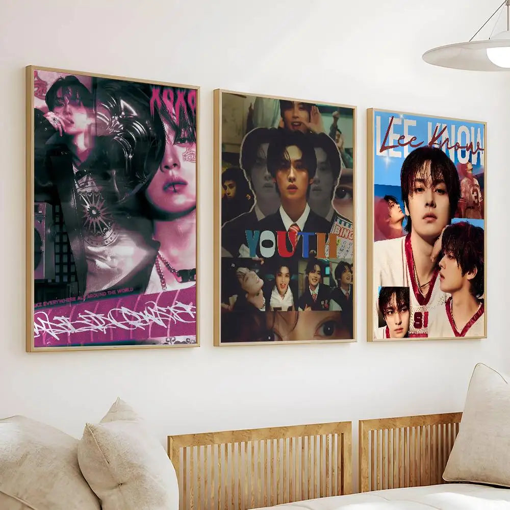 K-Pop Singer Wall Poster – Waterproof Self-Adhesive Mural Sticker Wall Mural Sticker Axl