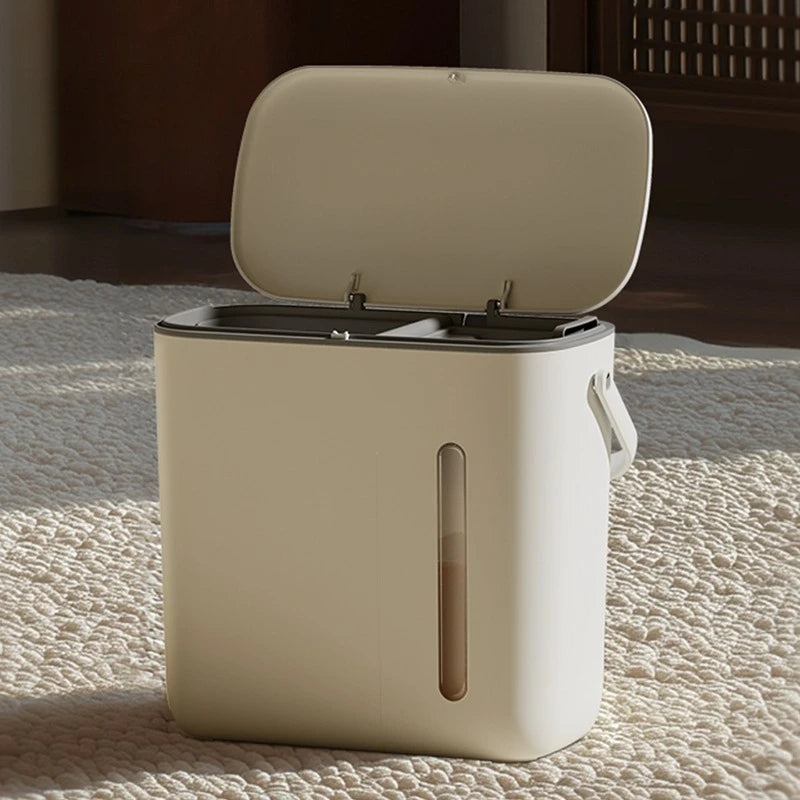 Dry-Wet Separation Trash Can – Large Kitchen Waste Bin Kitchen Waste Bin Axl