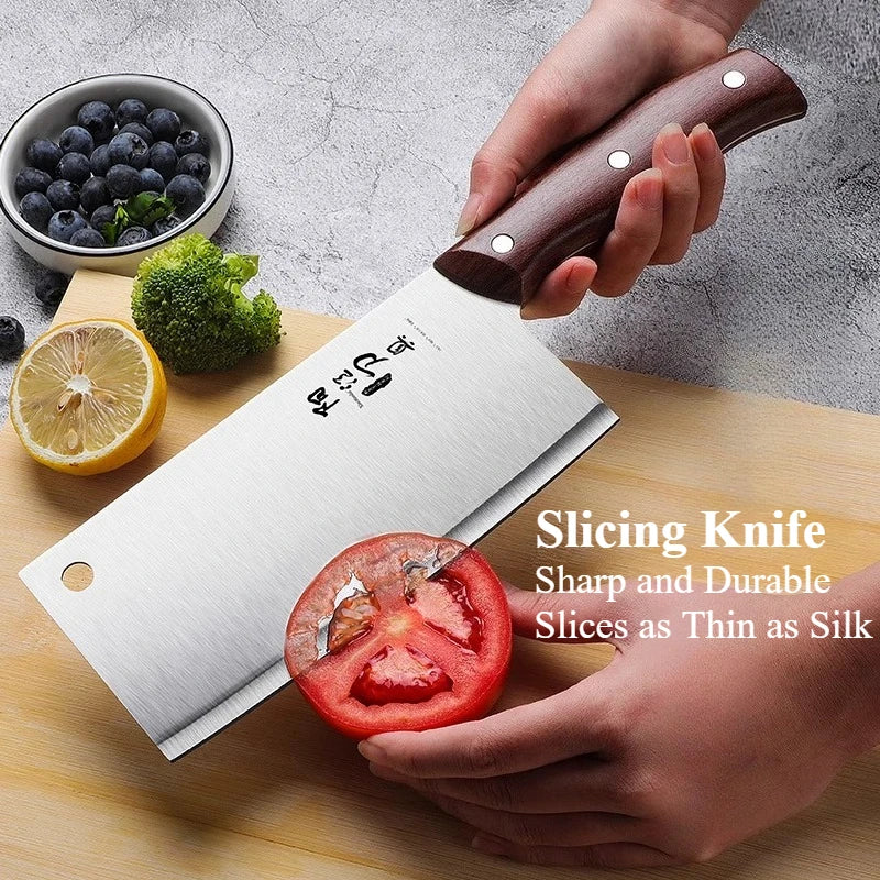 Ultra-Sharp Stainless Steel Kitchen Knife – Chef's Utility Blade Kitchen Knife Axl