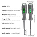 2-in-1 Voltage Tester Screwdriver – Magnetic Electric Pen Tool Voltage Tester Screwdriver Axl cross head
