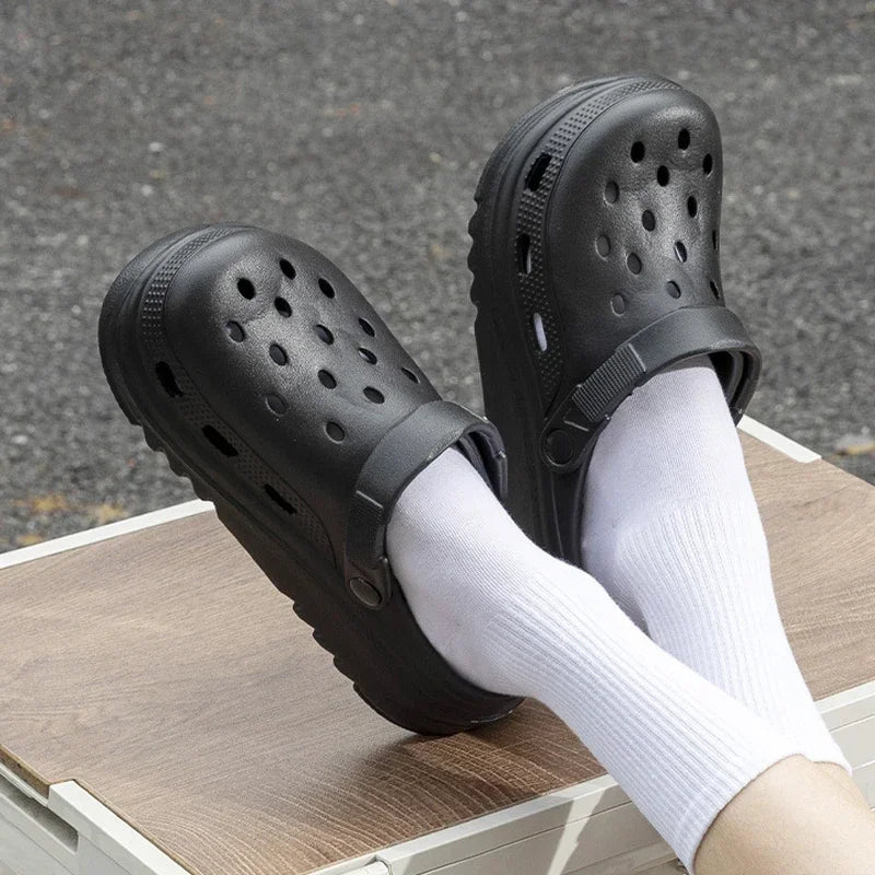 Closed Toe Non-Slip Garden Clogs & Beach Sandals | Unisex Garden Clogs Sandals Axl