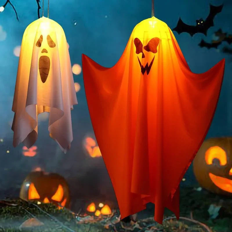 Halloween Fabric Ghost LED Light – Waterproof Outdoor Decor Halloween Decoration Axl