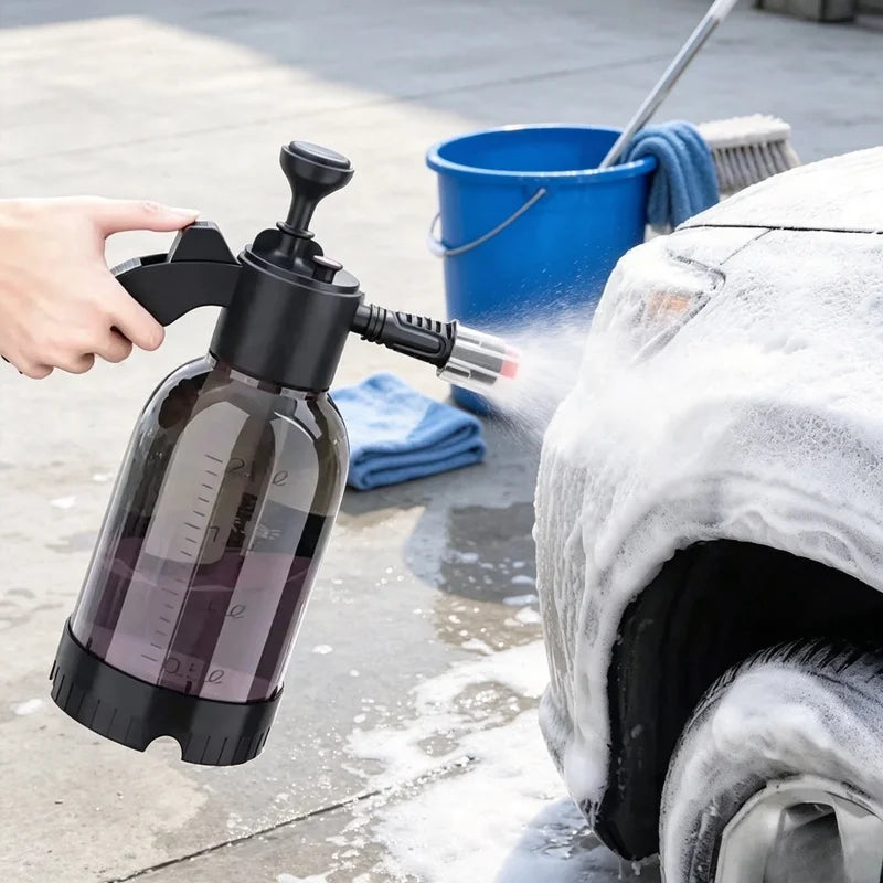 HOMEFISH 2L Pneumatic Foam Sprayer – Car Wash High-Pressure Bottle Foam Pressure Sprayer Axl
