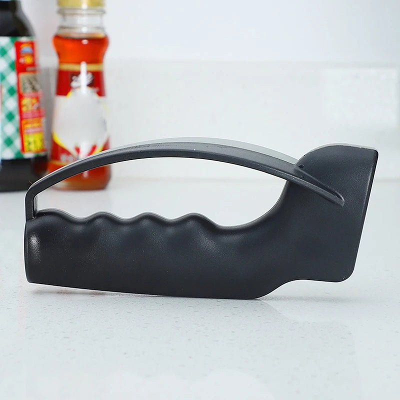 Manual Knife Sharpener – Tungsten Carbide Kitchen Blade Tool Knife Sharpener Axl
