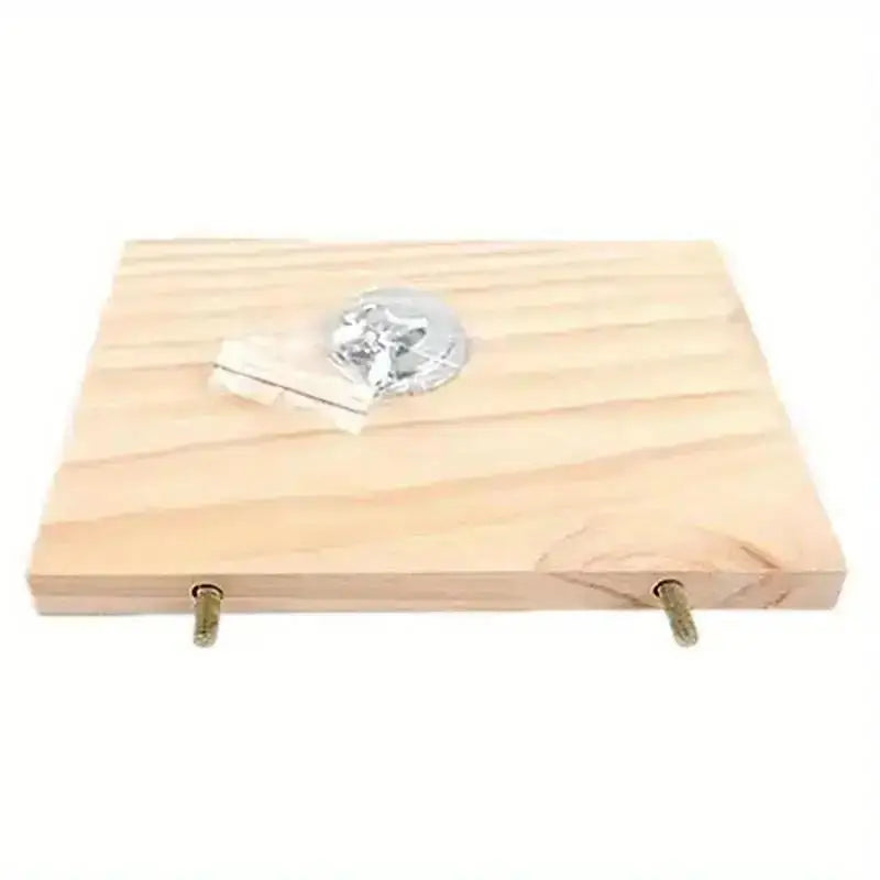 Wooden Bird Perch Stand & Hamster Activity Platform for Pets Bird Perch Stand Axl