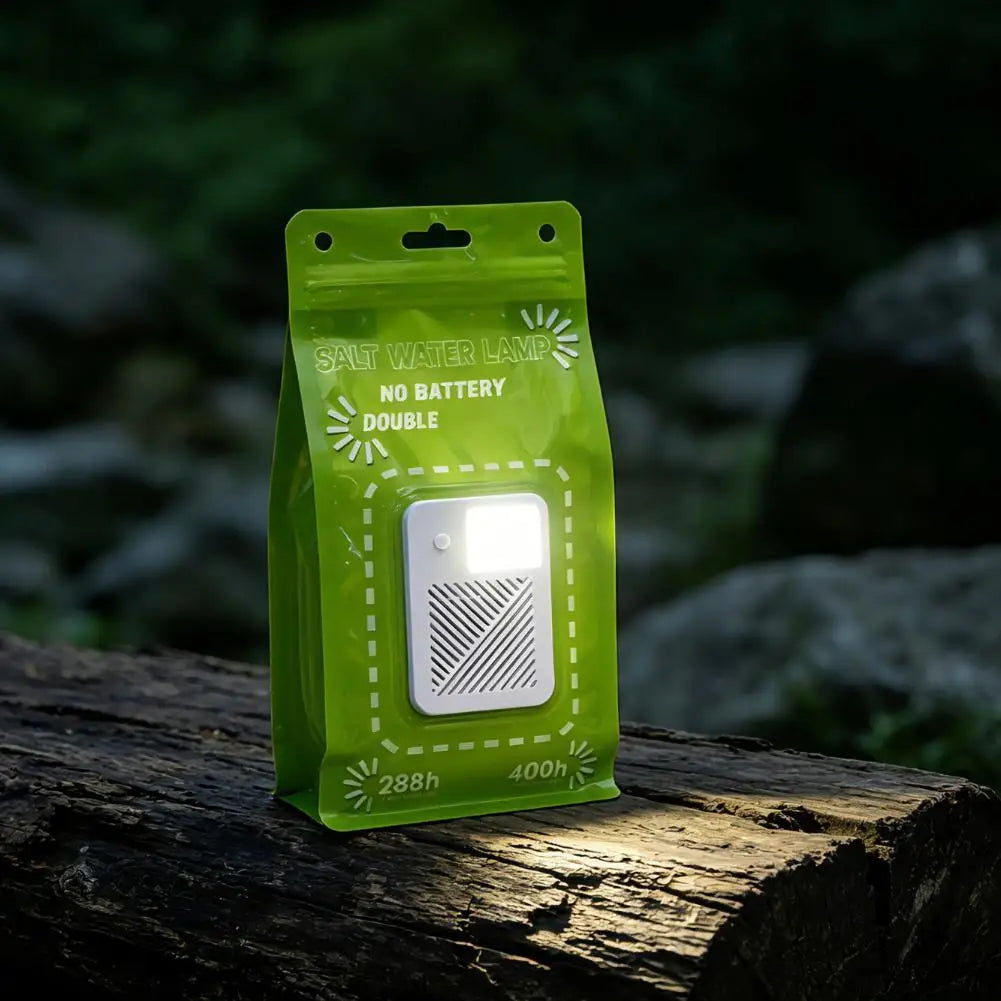 Saltwater Powered LED Camping Lamp – SOS Emergency Light Camping Emergency Lamp Axl
