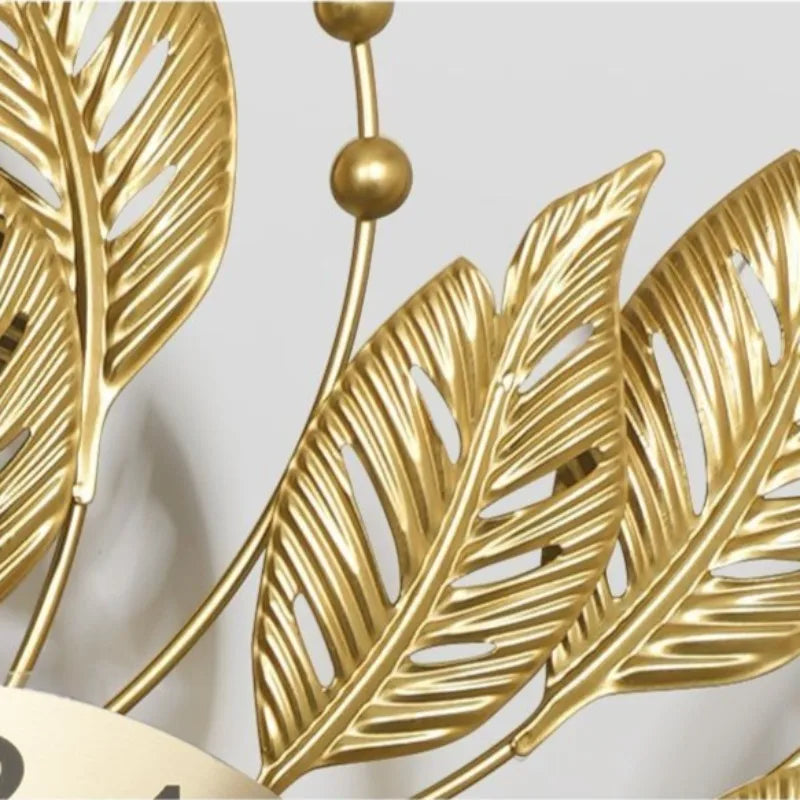 Modern Luxury Luminous Wall Clock – Silent Minimalist Gold Wall Clock Axl