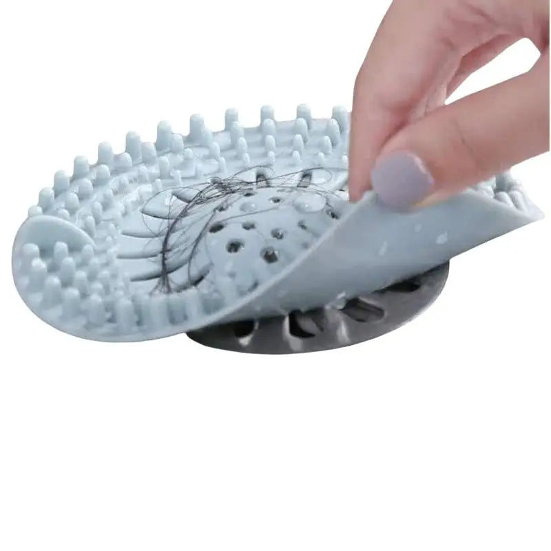 TPR Bathroom Hair Catcher – Shower & Sink Drain Strainer Drain Hair Catcher Axl