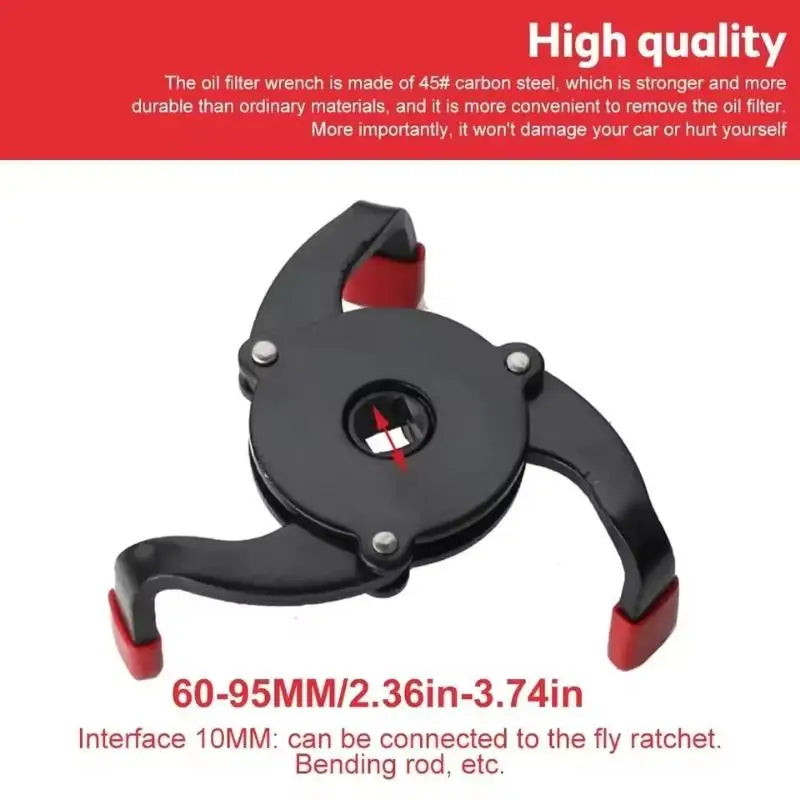 3-Jaw Universal Oil Filter Wrench | High Carbon Steel Car Tool Oil Filter Wrench Axl