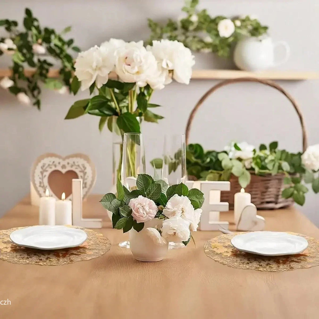 Disposable Gold Foil Round Placemats 13 Inch – Party Table Mats Disposable Placemats Axl