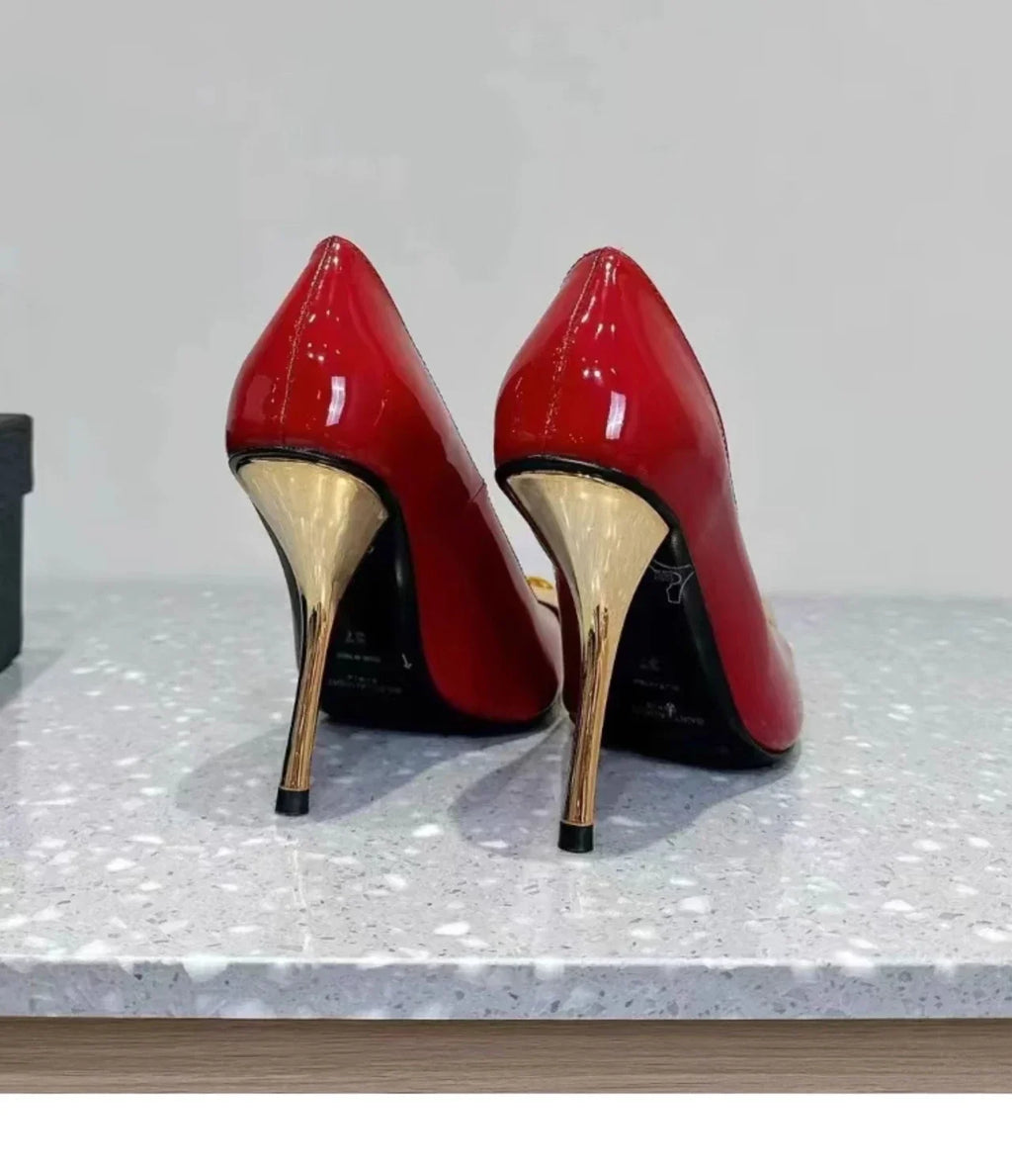 Women's Jewel High Heel Pumps – Luxury Party Shoes Pointed Toe High Heel Pumps Axl