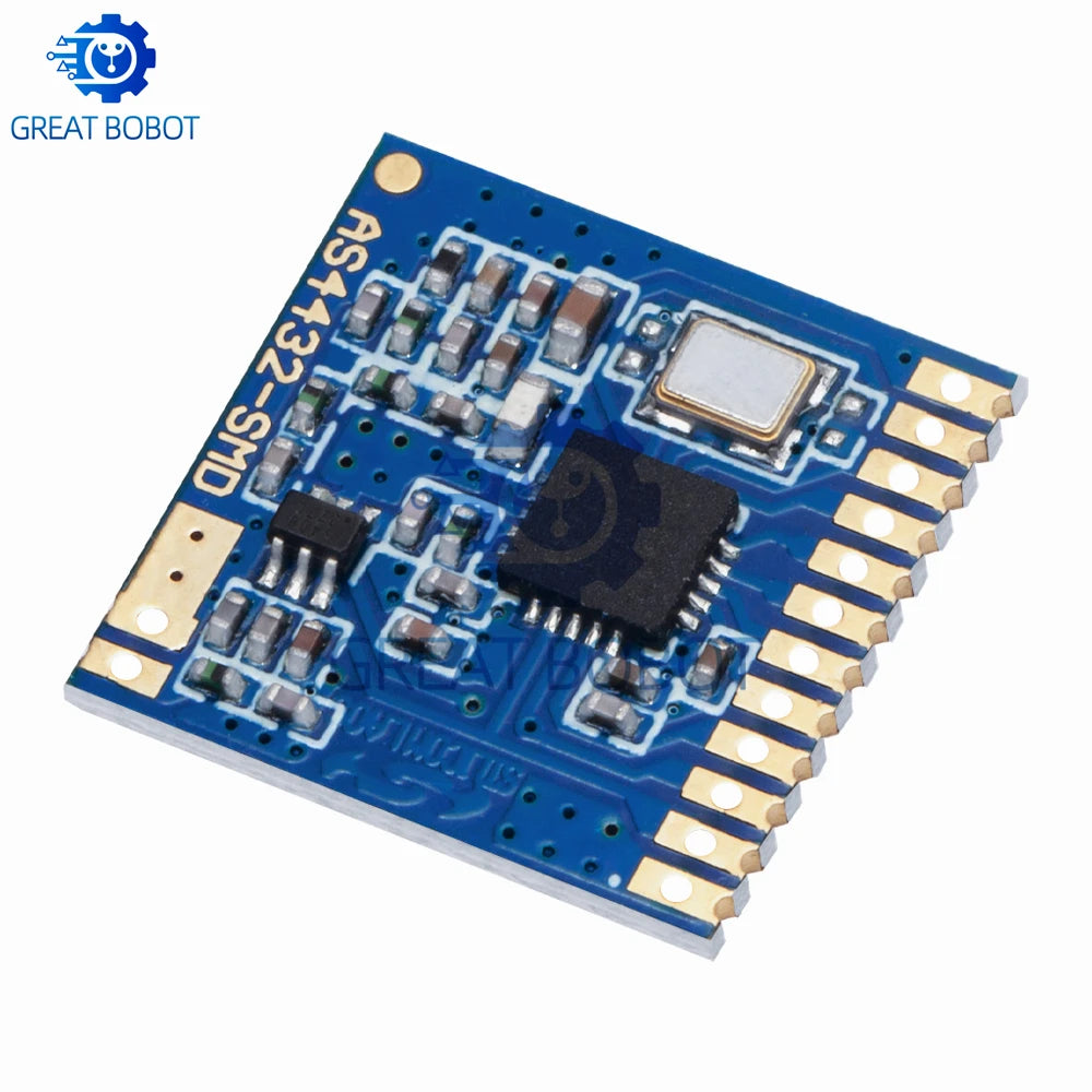 Si4432 433MHz SMD Wireless Module – 100mW 1.5km Range Wireless RF Module Axl