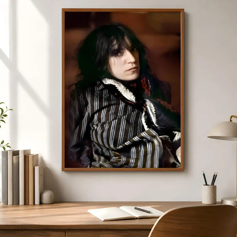 Patti Smith Punk Rock Poster – HD Waterproof PVC Wall Sticker Wall Art Sticker Axl