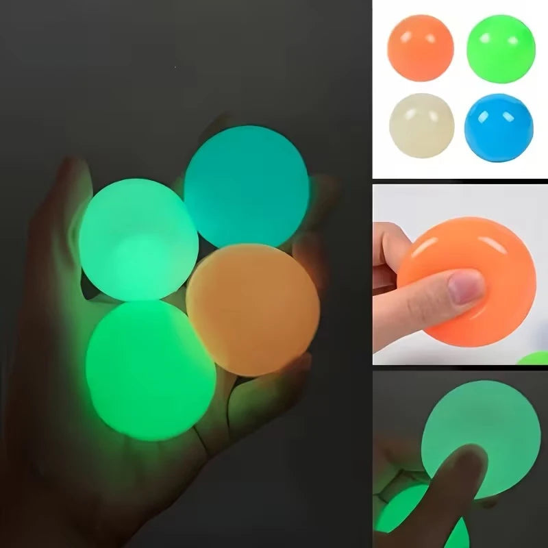 Glow-in-the-Dark Sticky Ceiling Balls | Fidget Sensory Toy Fidget Sensory Toy Axl