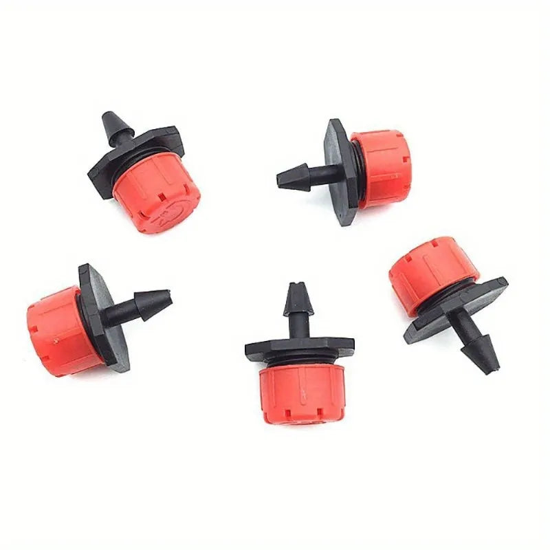 200 Pcs Micro Drip Irrigation Misting Dripper Heads 4/7mm Hose Drip Irrigation Kit Axl
