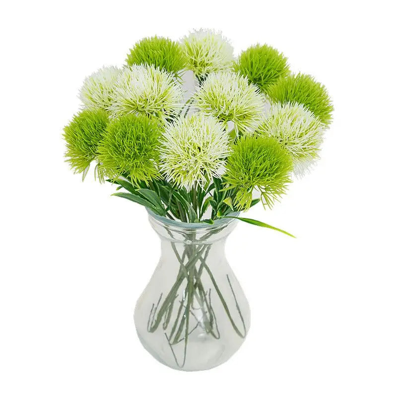 Artificial Dandelion Flowers 5/10Pcs – UV Protected Decor Artificial Flowers Axl