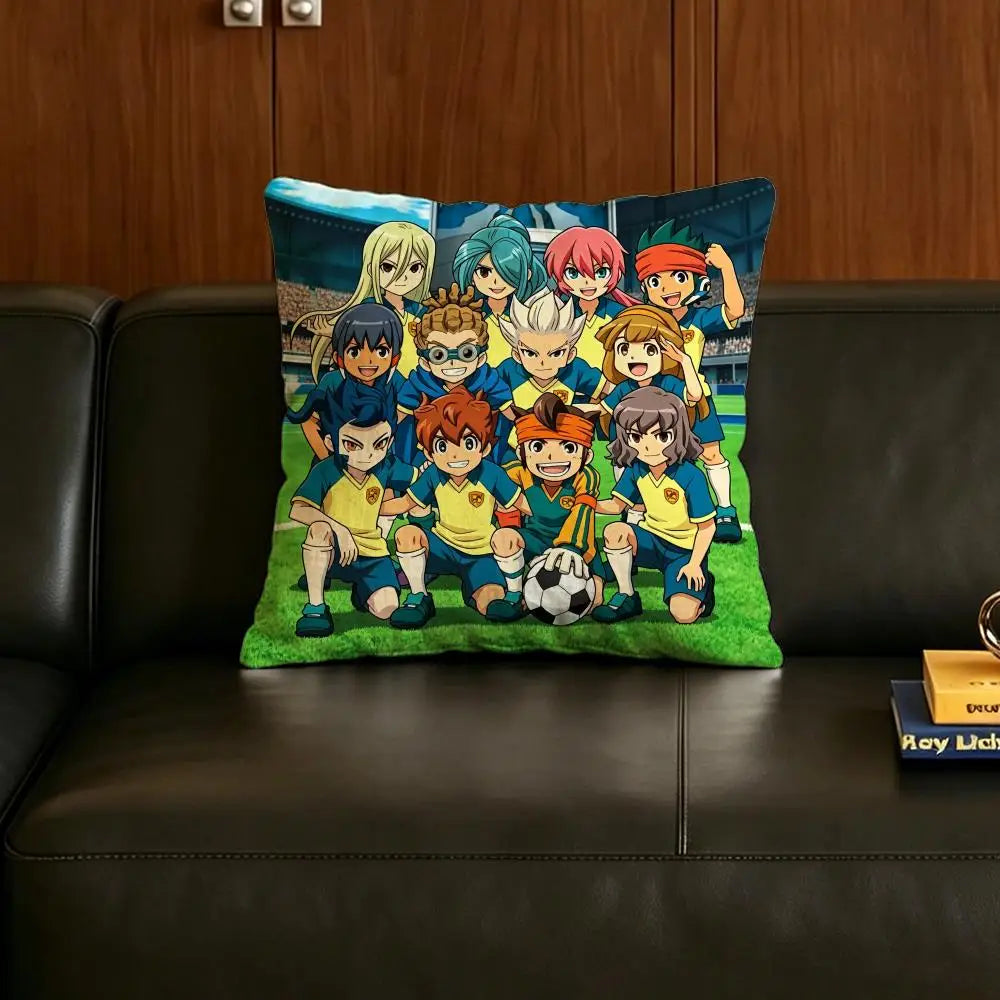 Anime Cartoon Linen Cushion Cover – Sofa, Bed & Chair Decor Decorative Cushion Cover Axl