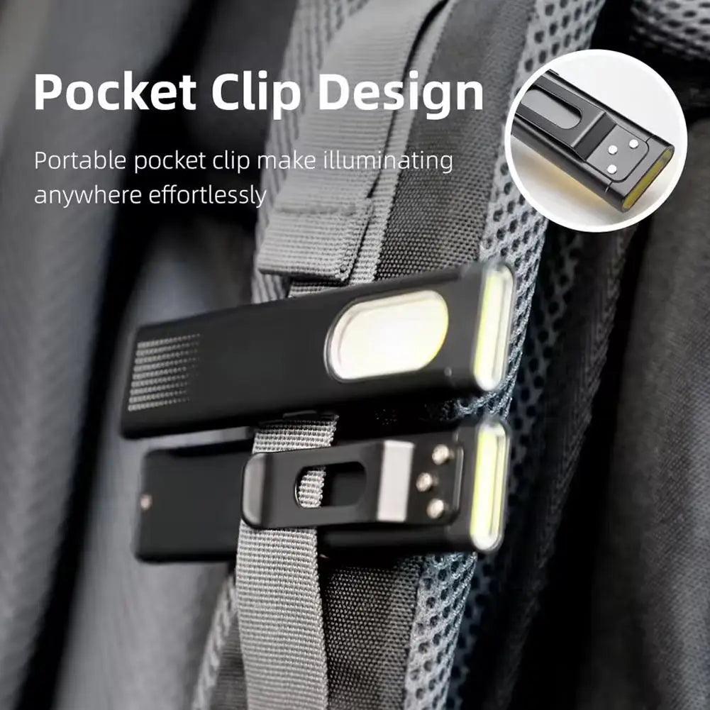 USB-C Rechargeable LED Keychain Flashlight – Magnetic Mini Torch LED Keychain Flashlight Axl