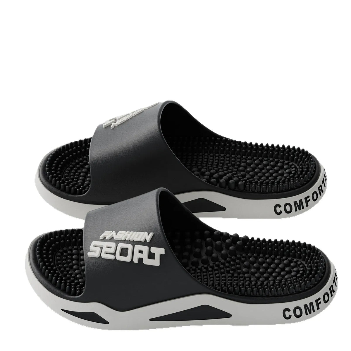 Unisex Massage Sole Slides – Non-Slip Summer Slippers & Sandals Massage Sole Slides Axl