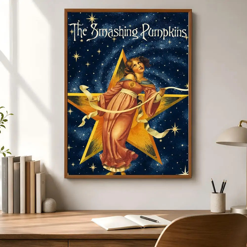 Smashing Pumpkins Poster – HD Waterproof PVC Wall Sticker Wall Sticker Poster Axl