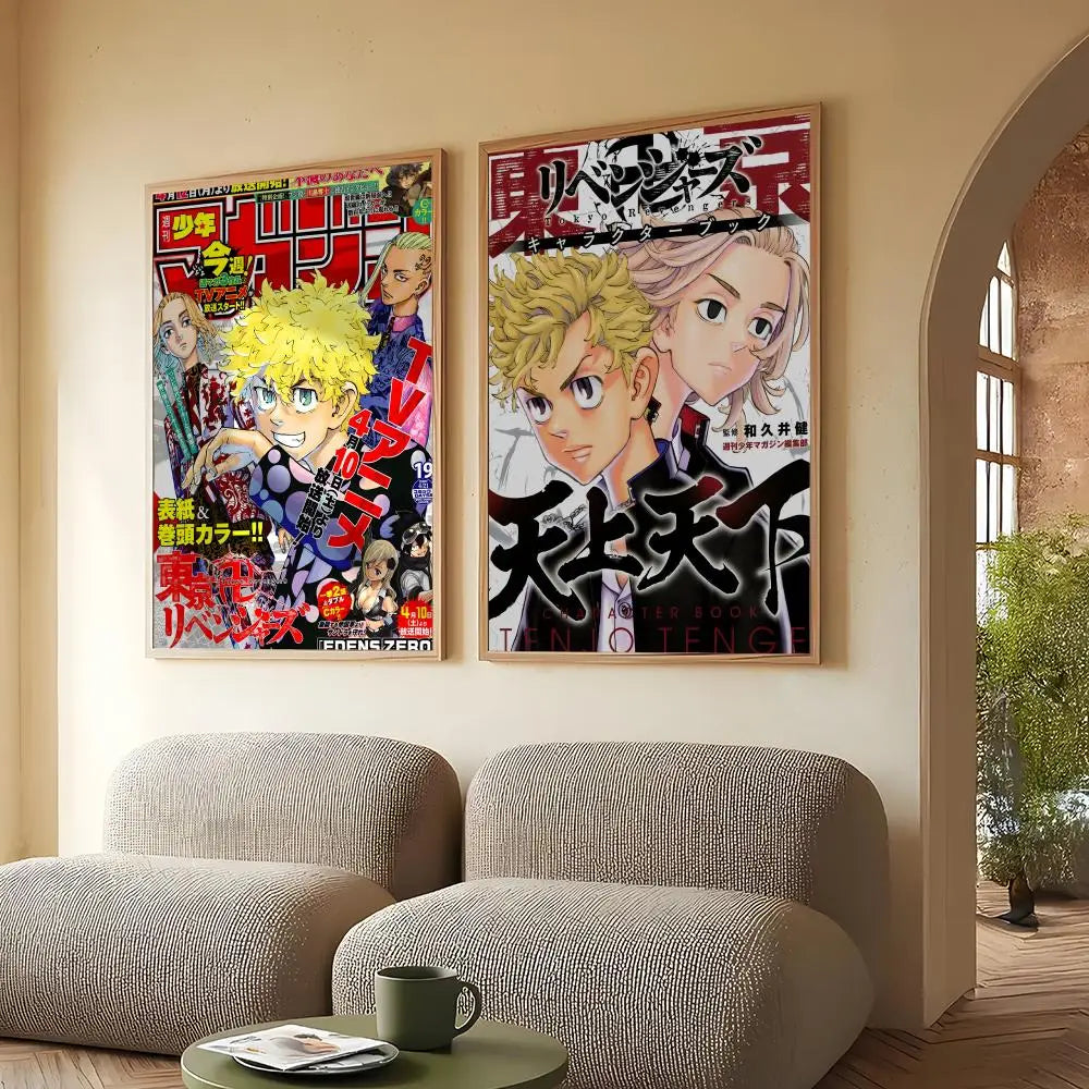 Tokyo Revengers Anime Canvas Poster – HD Print Wall Art Canvas Wall Poster Axl