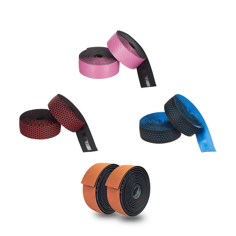 Carbon Fiber Silicone Handlebar Tape – Anti-Slip Road Bike Wrap Handlebar Tape Axl