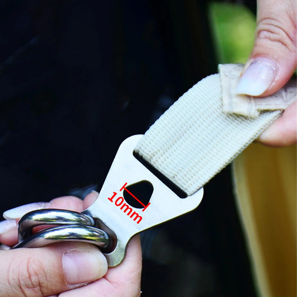 Stainless Steel Tent Rope Tensioner & Guyline Cord Buckle Tent Rope Tensioner Axl