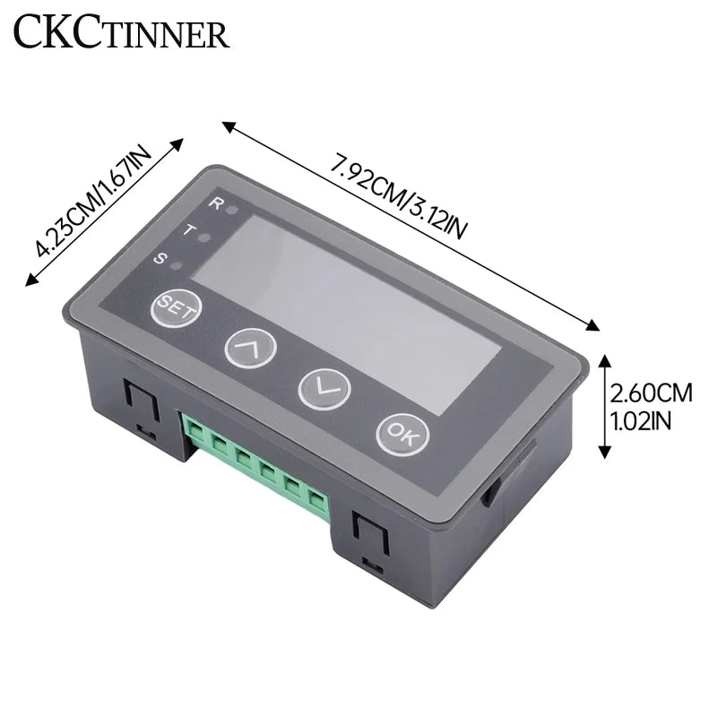 DC 0-10V 4-20mA Analog Input Digital Panel Meter | CKCTINNER Digital Panel Meter Axl