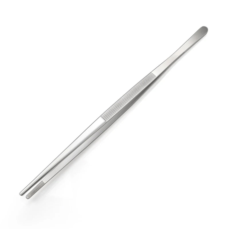 12-Inch Stainless Steel Kitchen Tongs | BBQ Chef Food Clip Kitchen Tongs Axl 1pcs