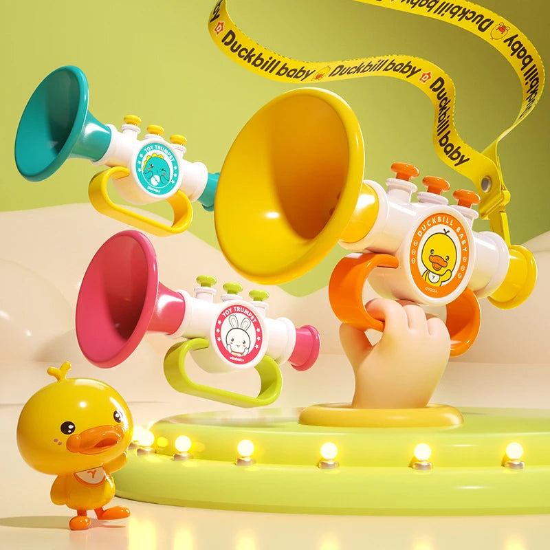 Kids Multicolor Trumpet Whistle Toy | Montessori Music Toy Kids Musical Toy Axl