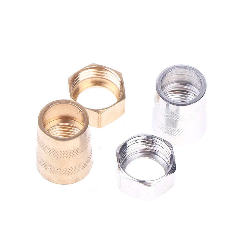 Shower Hose Nut Connector – Zinc Alloy Water Inlet Pipe Cap Shower Hose Connector Axl