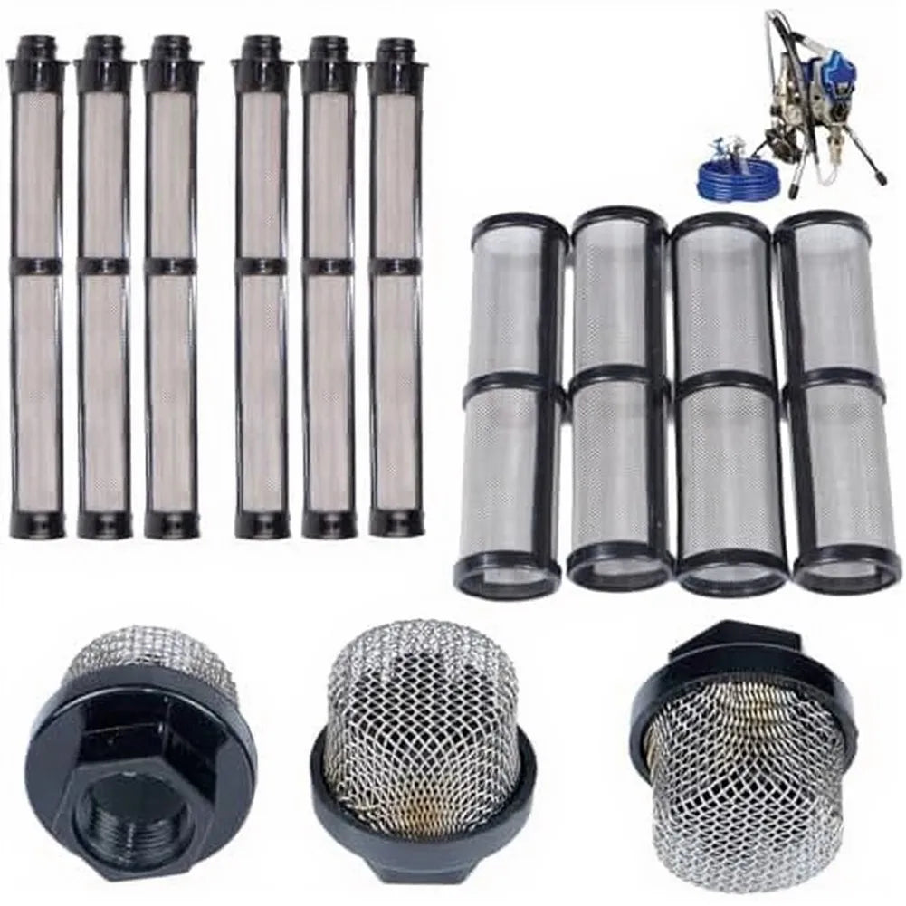 Airless Spray Equipment Filter Set – 13-Piece Stainless Steel Spray Equipment Filter Axl