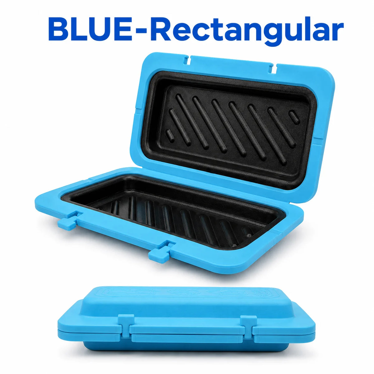Microwave Sandwich Grill Pan – Nonstick Panini Press Maker Sandwich Grill Pan Axl BLUE-Rectangular