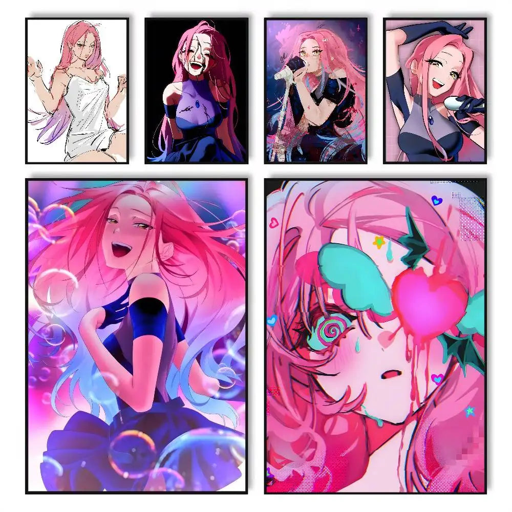 MIZI Anime HD Poster – Self-Adhesive Waterproof Wall Decor Anime Wall Poster Axl