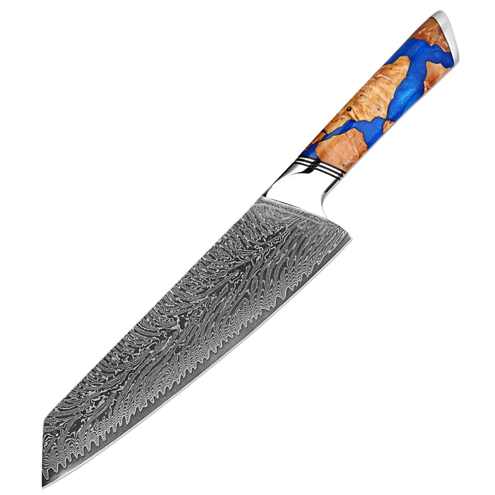 Kiritsuke Chef Knife 8" – VG10 Damascus Steel | XITUO Damascus Chef Knife Axl Kiritssuke Knife