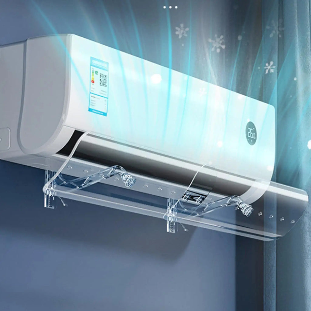 Retractable AC Wind Deflector – Wall-Mounted, Tool-Free AC Wind Deflector Axl