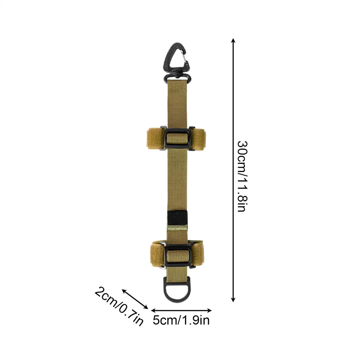 Adjustable Backpack Extension Strap for Hiking & Camping Backpack Strap Axl