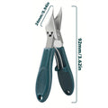 PLYS Ultra-Sharp Toenail Clipper – 25° Stainless Steel Blade Nail Clipper Axl green
