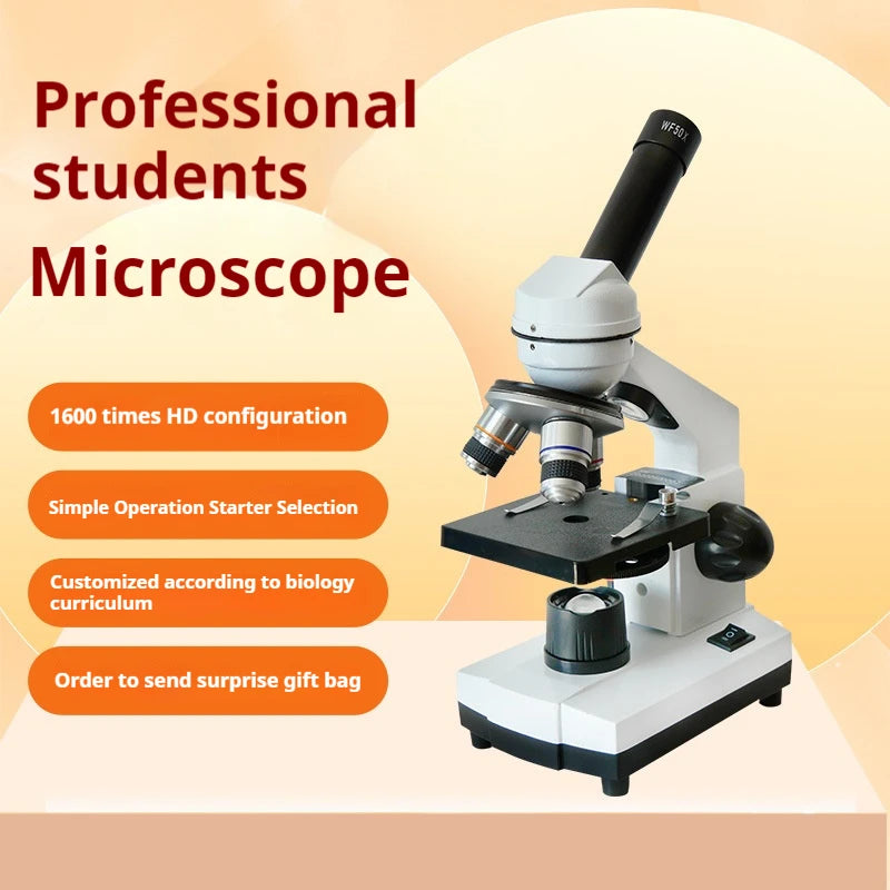 Children's Biological Microscope – 500X Optics Science Kit Children's Microscope Axl