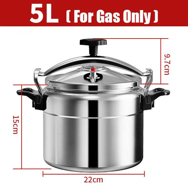 Aluminum Pressure Cooker 3L–5L | Gas Stovetop Canner Stovetop Pressure Cooker Axl 5L-22cm
