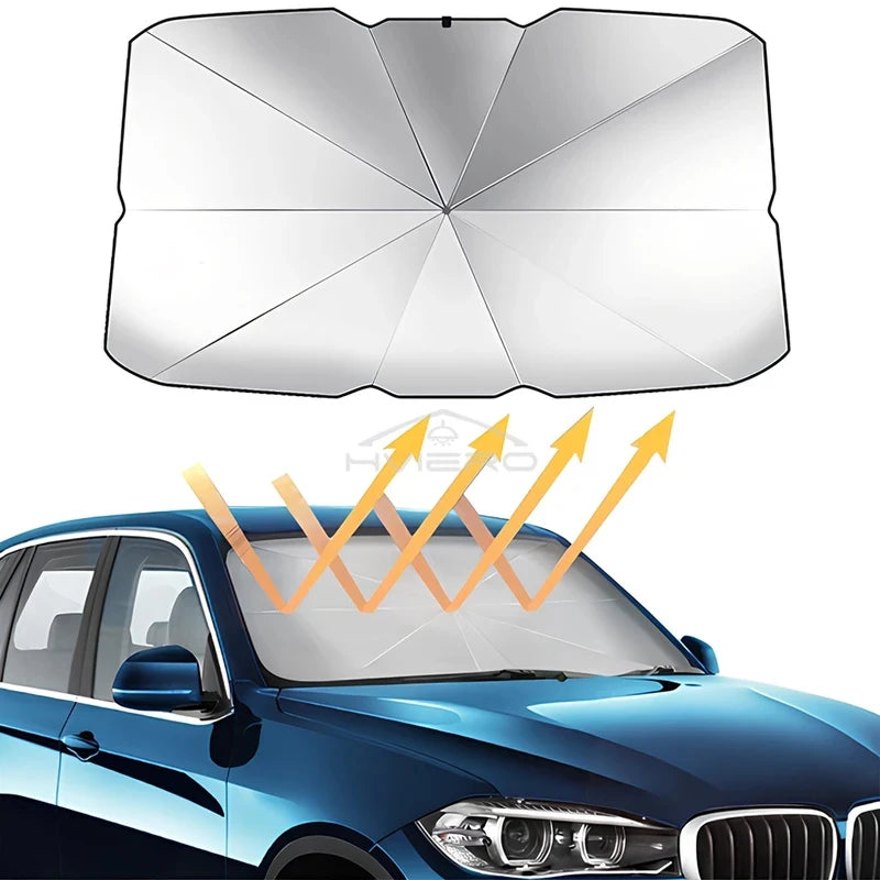Foldable Car Windshield Sunshade – UV Blocking Front Cover Car Windshield Sunshade Axl